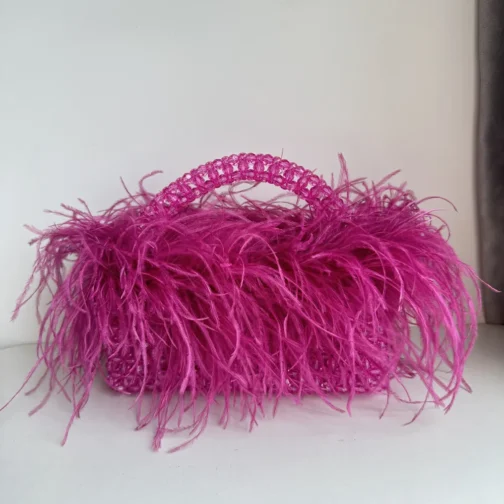 Showcase of Gold Pearl - Beaded Box - Shaped Clutch