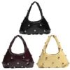 Showcase of Women's PU Studded Shoulder Bag Styles
