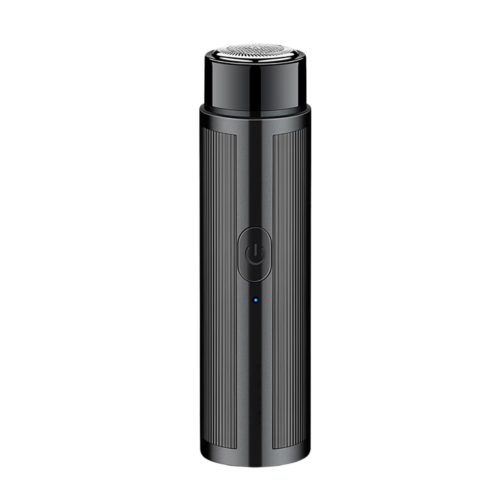 Display image of black minimalist - style shaver