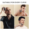 Display image of shaver suitable for every facial curve in use scenarios