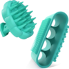 2 in 1 Silicone Scalp Massager & Body Scrubber Set | Exfoliating Shower Brush Combo