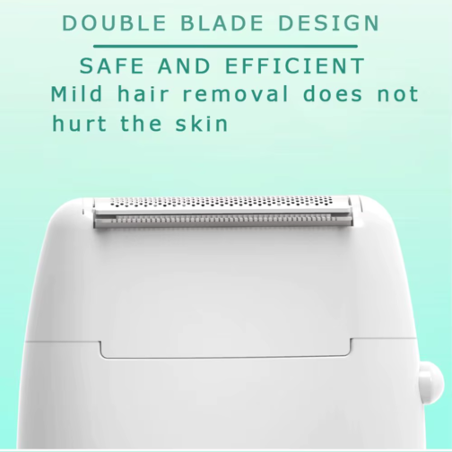 Display image of white high - efficiency non - skin - damaging shaver