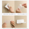 Wall Mounted Hair Dryer Stand Holder – No-Drill ABS Organizer for Bathroom (White / Black) - 图片 6