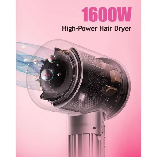 Professional High-Speed Ionic Hair Dryer – 150000 RPM, Quiet & Lightweight with Hot/Cold Air Modes - 图片 2