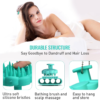 2 in 1 Silicone Scalp Massager & Body Scrubber Set | Exfoliating Shower Brush Combo - 图片 6