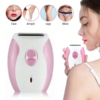 Display image of ladies' hair remover usage scenario