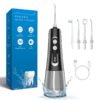 Dental Oral Irrigator – Portable Rechargeable Water Flosser with HD Screen, 9 Modes, 300ML Tank, IPX7 Waterproof - 图片 7