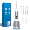 Dental Oral Irrigator – Portable Rechargeable Water Flosser with HD Screen, 9 Modes, 300ML Tank, IPX7 Waterproof