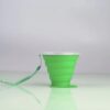 Collapsible Travel Cup 270ml – 100% Food Grade Silicone, Portable, Leakproof with Stainless Steel Rim and Lid – Ideal for Outdoor and Travel - Image 4