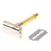 Display image of traditional safety razor and blade combination