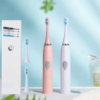 Intelligent Electric Toothbrush with 3 Brush Heads – Battery Powered Soft Bristles, 2-Minute Smart Timer, Waterproof & Travel-Friendly - 图片 2